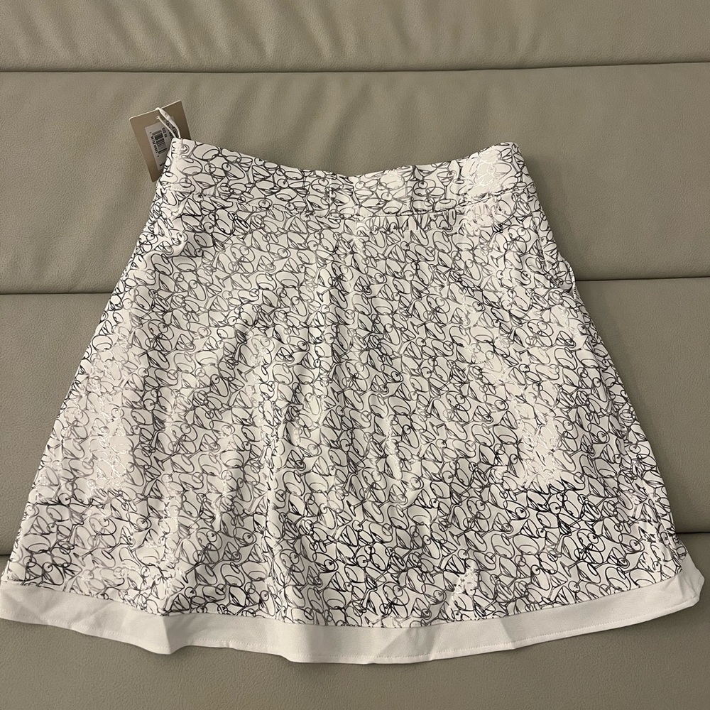 Peter Millar sally martinis trim 16” athletic golf/tennis skirt/skort xs NWT